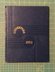 1953 CALVERTANA YEARBOOK, CALVERT HIGH SCHOOL ANNUAL, TIFFIN OH., 64 Pages
