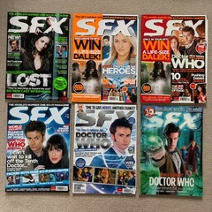 SFX Magazine – Job Lot 2 – Doctor Who – Heroes – Lost – 6 Issues