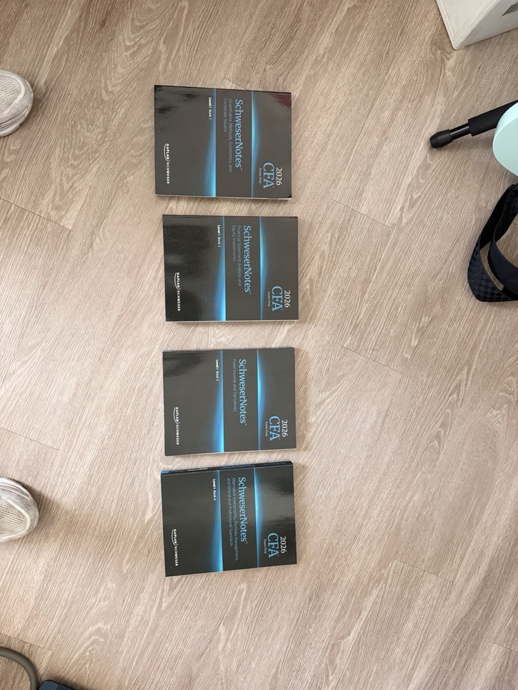 CFA Level 1 Kaplan Schweser 2025 Study and Workshop Materials