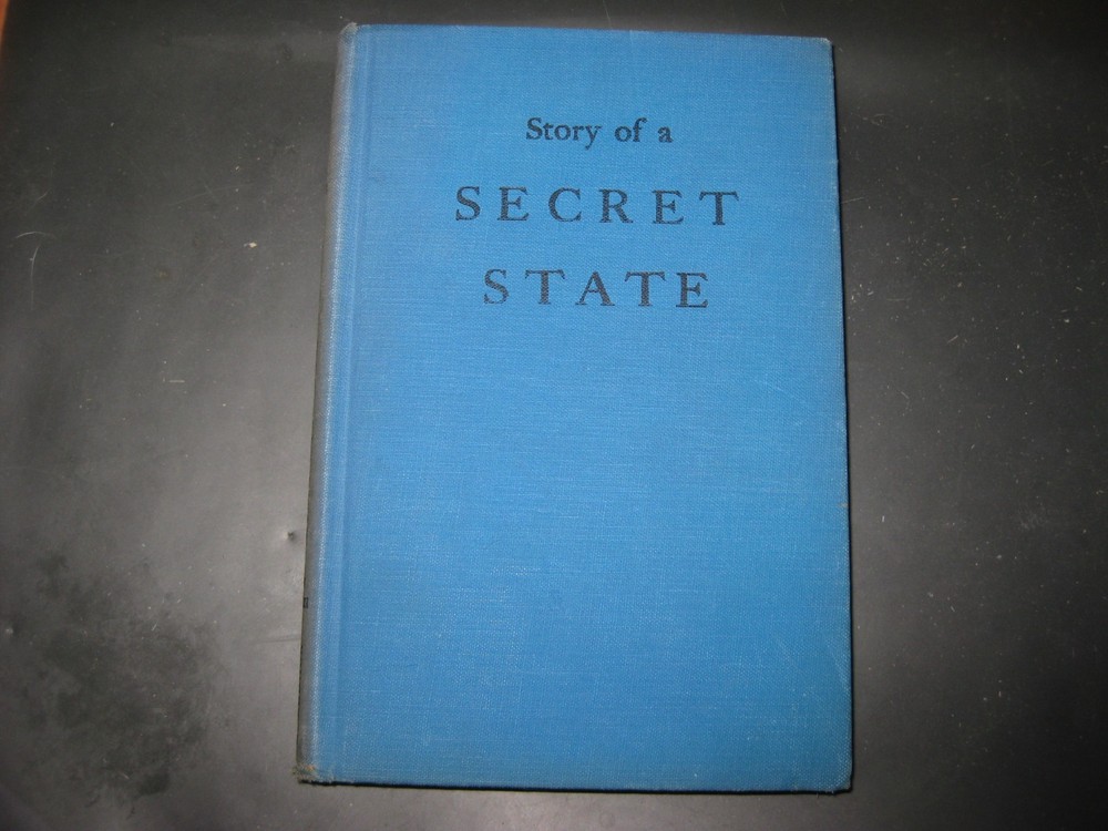 Story of the Secret State 1944 1st Edition Blue Book