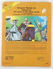 AD&D A3 Assault on the Aerie of the Slave Lords Rubbing Allen Hammack ORIGINAL