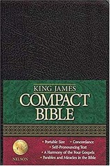 King James Compact Text Bible Bonded Leather Thomas Nelson Publis
