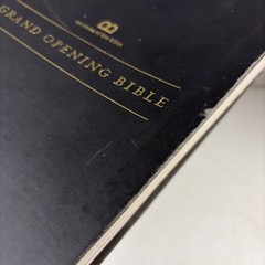 The Museum Of The Bible Grand Opening Commemorative Bible Black Leather Cover