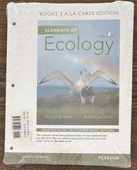 Elements of Ecology By Smith Books A La Carte Ninth Edition Loose Leaf Brand New