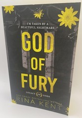 God of Fury by Rina Kent – Deluxe Edition. Art Print (B) & a Digitally Signed