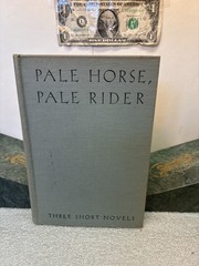 Rare 1939 Pale Horse Pale Rider Katherine Anne Porter HC First Ed. 4th Printing
