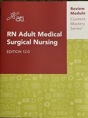 RN Adult Medical Surgical Nurs – VERY GOOD