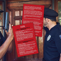 Constitutional Rights Flier – English/Spanish 30Pk, 4×6” for Police Interactions
