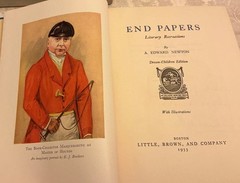 Lot of 7 books by/about A. Edward Newton, many signed limited book collecting