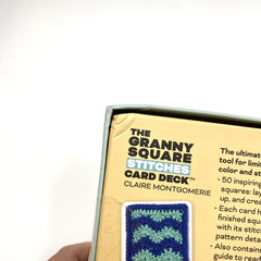 THE GRANNY SQUARE Stitches Card Deck™: 50 Mix and Match Designs – New, Flawed