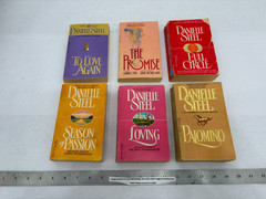 Lot of 6 Softcovers Danielle Steel: Loving, Palomino, Promise, To Love Again