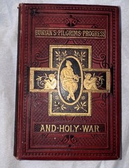 Antique 1879 Bunyans Pilgrims Progress And Holy War Rare Cover GOOD Condition