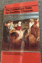 The Canterbury Tales by Geoffrey Chaucer A Bantam Classic 1990 Paperback