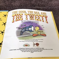 The Good The Bad And The Tweety Bird Kids Book Looney Tunes VTG 1996 Sylvester