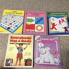 Teacher Created Materials Lot 5 PB Activity Books Ages 4-8