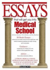 Essays That Will Get You into Medical School Paperback