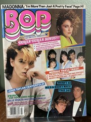 Lot of 5 Bop Magazines 1984-85 Madonna Wham! Duran Duran Menudo Billy Idol 1980s