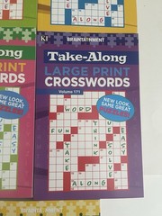 Lot 8 Kappa Take Along Large Print Crossword Books Braintainment NEW Free Ship