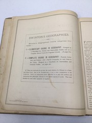 Complete Course in Geography. Swinton. 1875 HC, Illustrated