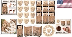 Inspirational Wooden Heart Tokens – Bulk Christian Gifts