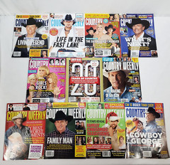 Country Weekly Magazines Lot 11 Issues George Strait 2000s Music 2010s Y2k