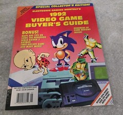Electronic Gaming Monthly – Video Game Buyer’s Guide 1992 High GRADE COMPLETE