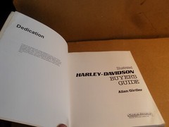 Illustrated HARLEY DAVIDSON Buyer’s Guide by Allan Girdler (1986 Paperback)