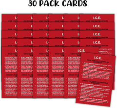 Constitutional Rights Flier – English/Spanish 30Pk, 4×6” for Police Interactions