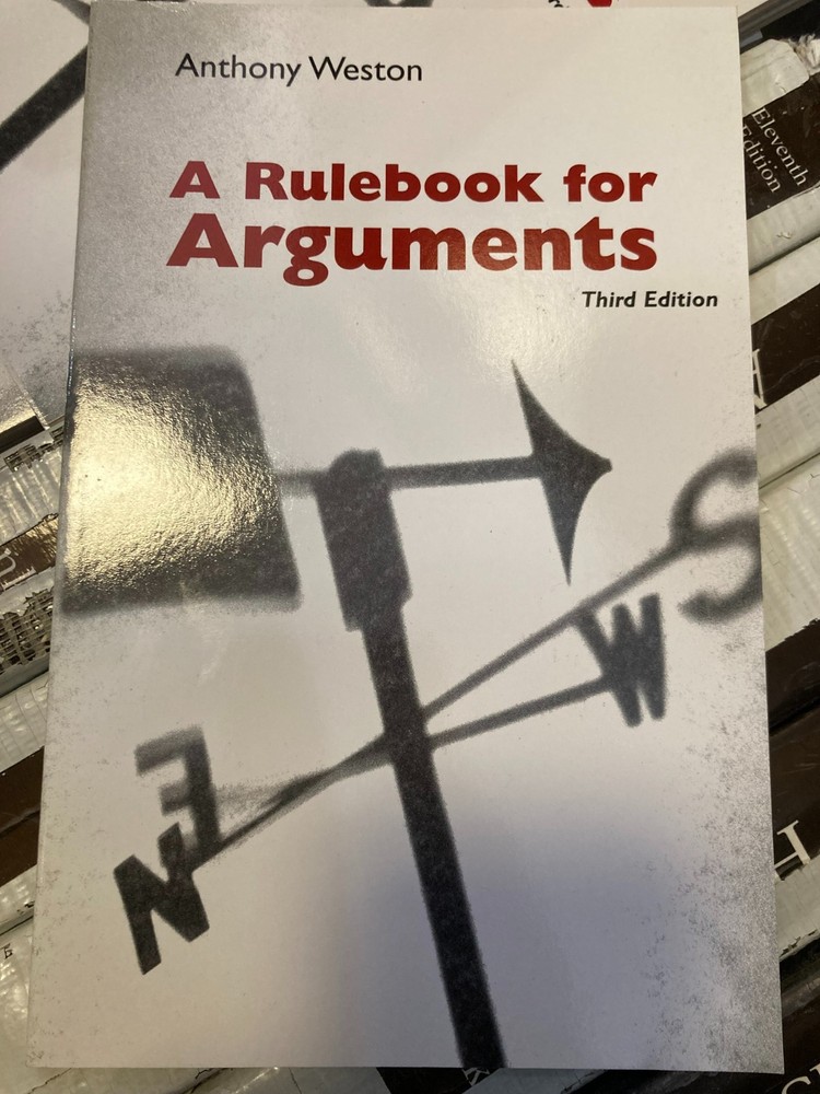 Rulebook for Arguments by Anthony Weston (2001, Trade Paperback)