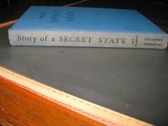 Story of the Secret State 1944 1st Edition Blue Book