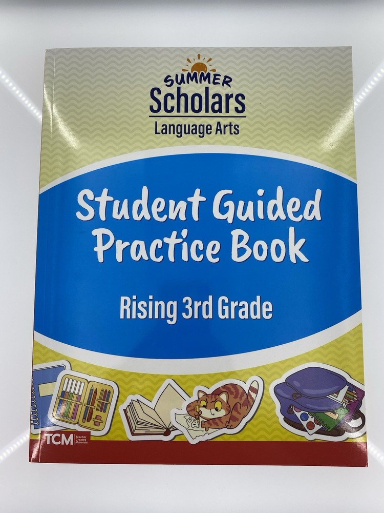 Summer Scholars Language Arts Student Guided Practice Book-Rising 3rd Grade NEW