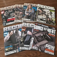Recoil Illustrated Magazine Lot 7 Issues 2017 Guns Gear Concealment Technology
