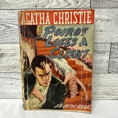 POIROT LOSES A CLIENT by Agatha Christie (1945) Avon mystery paperback #70