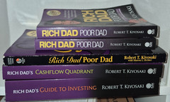 Lot of 5 Rich Dad Poor Dad Books by Robert Kiyosaki Financial Investing