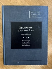 Education and the Law, 4th (American Casebook Series)