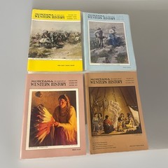 Vintage Lot Of 4 Montana The Magazine of Western History 1973 Bimonthly Magazine