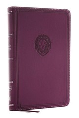 NKJV, Thinline Bible Youth Edition, Leathersoft, Purple, Red Letter, Comfort…