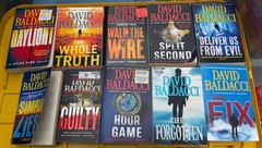 Lot of 10 DAVID BALDACCI Books Thrillers PB