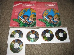 Power-Glide SPANISH Set Student Teacher Books and CDs Adventure Children’s