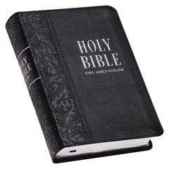 Compact Large Print KJV Holy Bible – Red Letter Edition with Ribbon Marker