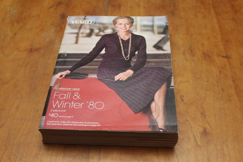 Vintage Montgomery Ward Fall Winter 1980 Catalog 1,346 Pages Chicago, Illinois