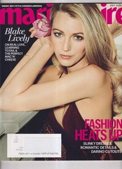 Marie Claire July 2016 Blake Lively, Fashion Heats Up (Magazine: Women, Fashion,