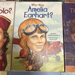 Who Was What Is Where Is Book Lot of 15 Michael Jordan Walt Disney Salem Witch