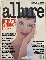 Vintage Allure Magazine November 1991 Princess Diana 90s Supermodels 90s Style
