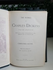 Charles Dickens Works Vintage Hardcover Book Set Lot of 13 Volumes Collier