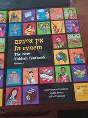 In Eynem The New Yiddish Textbook Two NEW Books VOL 1 & 2 Asya Vaisman Schulman