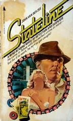 Stateline by John Van Der Zee / 1977 Pyramid Mystery Paperback