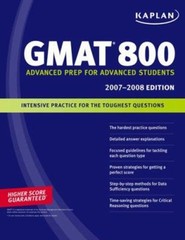GMAT 800 2007-2008 Perfect Eric, Kaplan Test Prep and Admissions