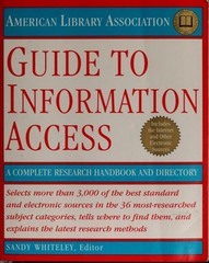 ALA Guide to Information Access Hardcover American Library Associ