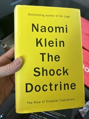 Shock Doctrine By NAOMI KLEIN Near fine